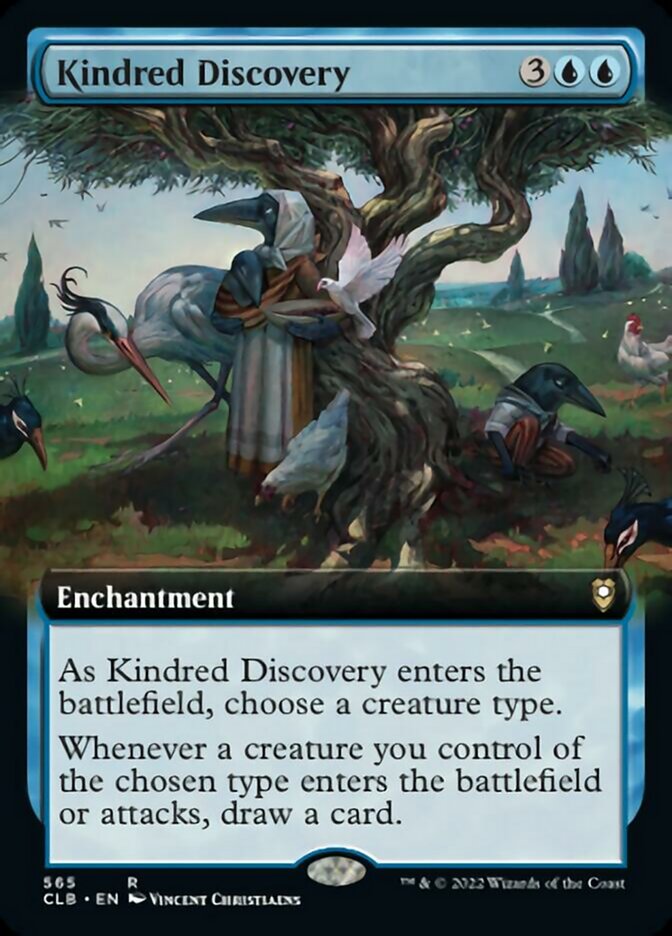 Kindred Discovery (Extended Art) [Commander Legends: Battle for Baldur's Gate] | Mega City Incorporated