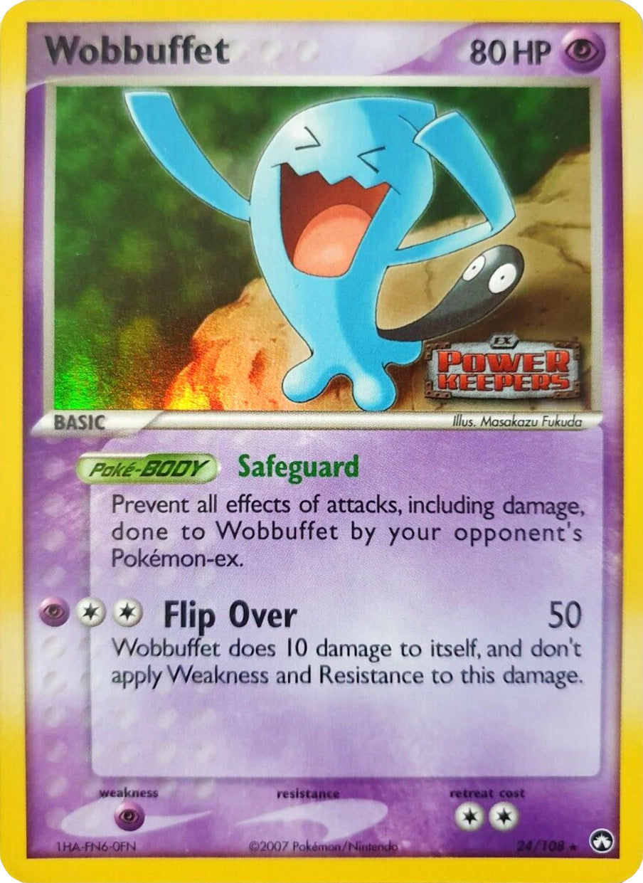 Wobbuffet (24/108) (Stamped) [EX: Power Keepers] | Mega City Incorporated