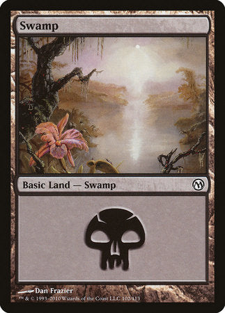 Swamp (102) [Duels of the Planeswalkers] | Mega City Incorporated