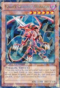 White-Horned Dragon [DT07-EN009] Rare | Mega City Incorporated