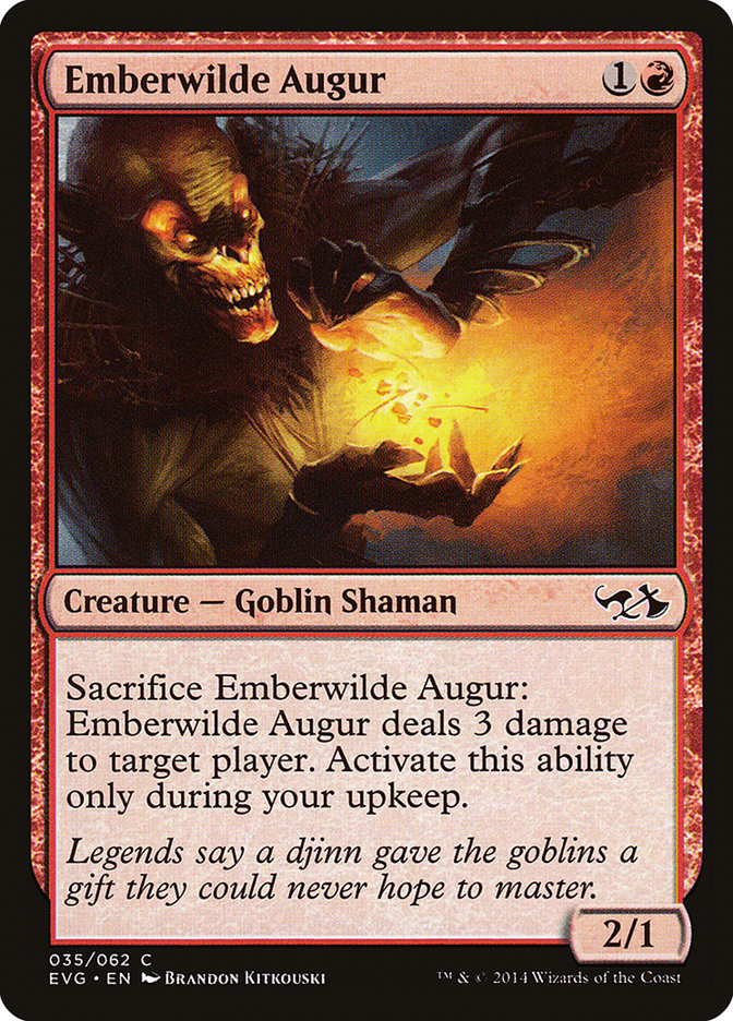 Emberwilde Augur (Elves vs. Goblins) [Duel Decks Anthology] | Mega City Incorporated