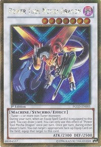 Power Tool Mecha Dragon [PGLD-EN005] Gold Secret Rare | Mega City Incorporated