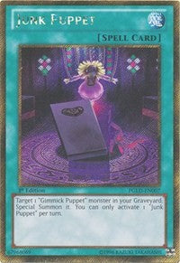 Junk Puppet [PGLD-EN007] Gold Secret Rare | Mega City Incorporated