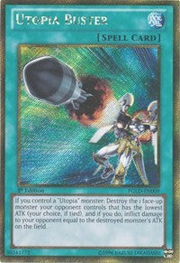 Utopia Buster [PGLD-EN009] Gold Secret Rare | Mega City Incorporated