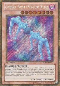 Gimmick Puppet Shadow Feeler [PGLD-EN012] Gold Secret Rare | Mega City Incorporated