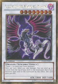 Blackfeather Darkrage Dragon [PGLD-EN017] Gold Secret Rare | Mega City Incorporated