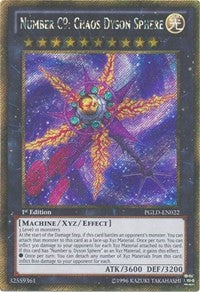 Number C9: Chaos Dyson Sphere [PGLD-EN022] Gold Secret Rare | Mega City Incorporated