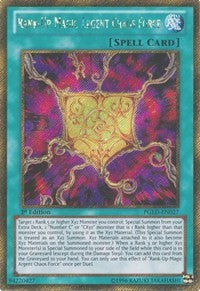 Rank-Up-Magic Argent Chaos Force [PGLD-EN027] Gold Secret Rare | Mega City Incorporated