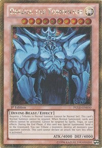 Obelisk the Tormentor [PGLD-EN030] Gold Secret Rare | Mega City Incorporated