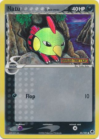 Natu (55/101) (Delta Species) (Stamped) [EX: Dragon Frontiers] | Mega City Incorporated