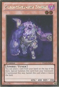 Plaguespreader Zombie [PGLD-EN074] Gold Rare | Mega City Incorporated