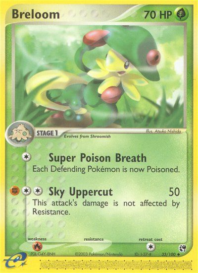 Breloom (33/100) [EX: Sandstorm] | Mega City Incorporated