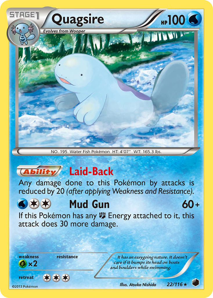 Quagsire (22/116) [Black & White: Plasma Freeze] | Mega City Incorporated