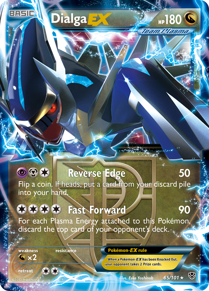 Dialga EX (65/101) [Black & White: Plasma Blast] | Mega City Incorporated