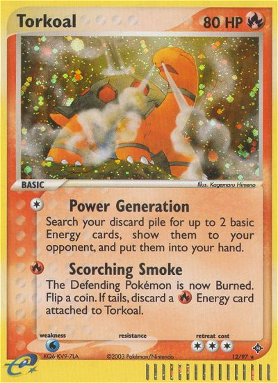 Torkoal (12/97) [EX: Dragon] | Mega City Incorporated