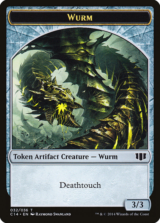 Wurm (032/036) // Goat Double-sided Token [Commander 2014 Tokens] | Mega City Incorporated
