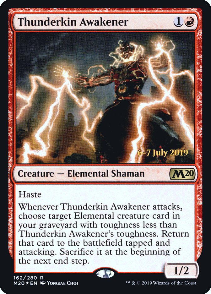 Thunderkin Awakener  [Core Set 2020 Prerelease Promos] | Mega City Incorporated