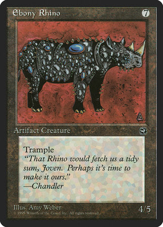 Ebony Rhino [Homelands] | Mega City Incorporated