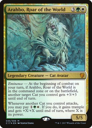 Arahbo, Roar of the World [Commander 2017] | Mega City Incorporated