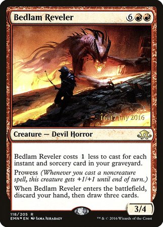 Bedlam Reveler [Eldritch Moon Promos] | Mega City Incorporated