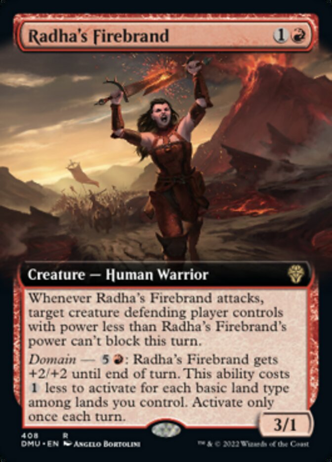 Radha's Firebrand (Extended Art) [Dominaria United] | Mega City Incorporated