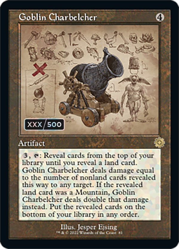 Goblin Charbelcher (Retro Schematic) (Serial Numbered) [The Brothers' War Retro Artifacts] | Mega City Incorporated