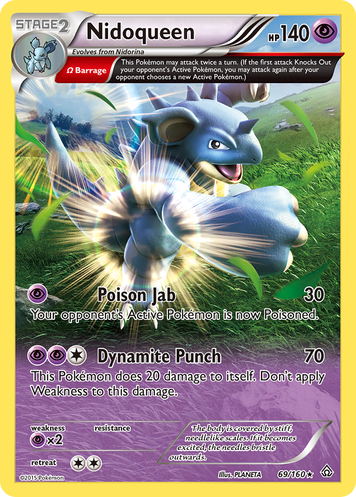 Nidoqueen (69/160) [XY: Primal Clash] | Mega City Incorporated