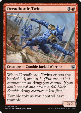 Dreadhorde Twins [War of the Spark] | Mega City Incorporated