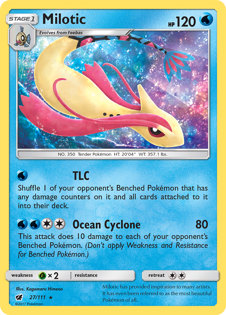 Milotic (27/111) [Sun & Moon: Crimson Invasion] | Mega City Incorporated