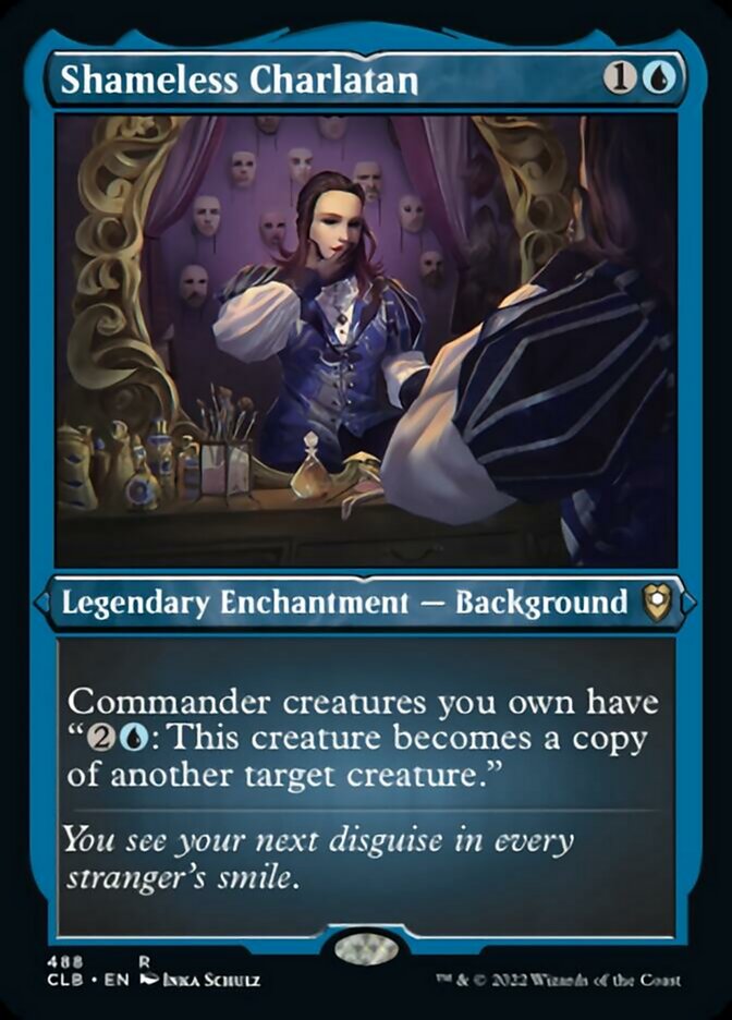 Shameless Charlatan (Foil Etched) [Commander Legends: Battle for Baldur's Gate] | Mega City Incorporated