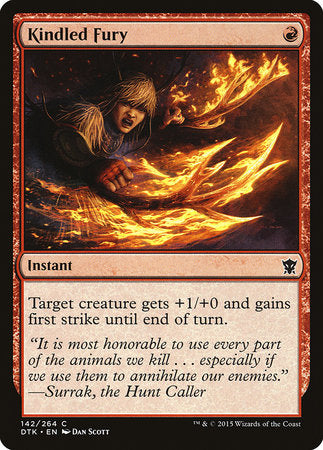 Kindled Fury [Dragons of Tarkir] | Mega City Incorporated