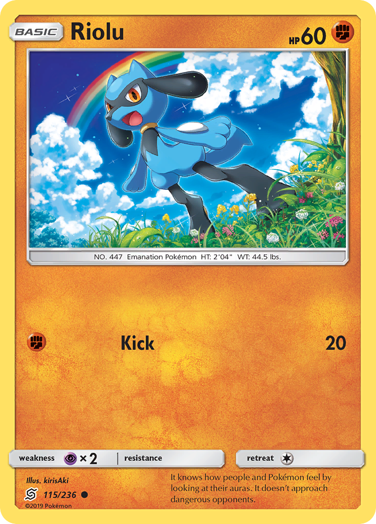 Riolu (115/236) [Sun & Moon: Unified Minds] | Mega City Incorporated