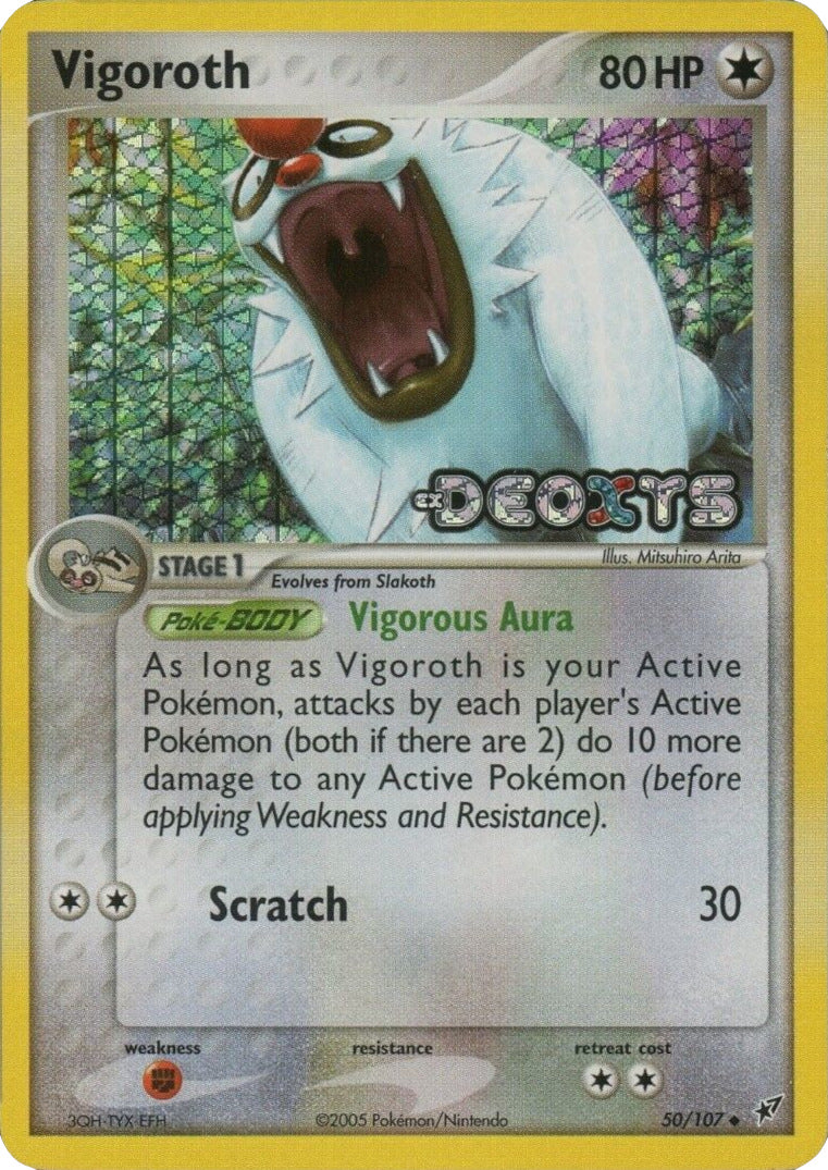 Vigoroth (50/107) (Stamped) [EX: Deoxys] | Mega City Incorporated