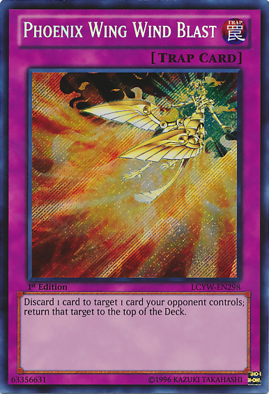 Phoenix Wing Wind Blast [LCYW-EN298] Secret Rare | Mega City Incorporated