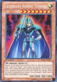 Legendary Knight Timaeus [DRLG-EN001] Secret Rare | Mega City Incorporated