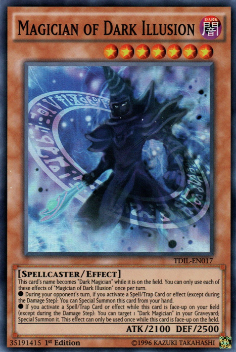 Magician of Dark Illusion [TDIL-EN017] Super Rare | Mega City Incorporated