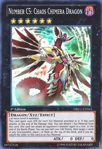 Number C5: Chaos Chimera Dragon [DRLG-EN043] Super Rare | Mega City Incorporated