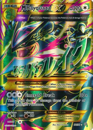 M Rayquaza EX (98/98) (Jumbo Card) [XY: Ancient Origins] | Mega City Incorporated