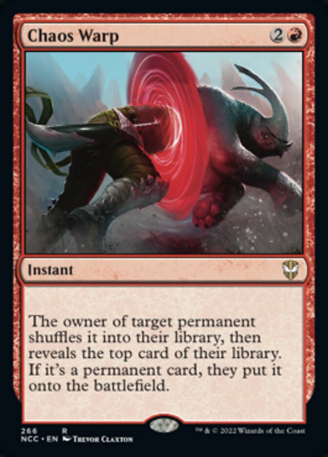 Chaos Warp [Streets of New Capenna Commander] | Mega City Incorporated