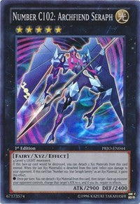 Number C102: Archfiend Seraph [PRIO-EN044] Super Rare | Mega City Incorporated