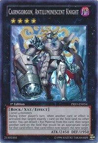 Cairngorgon, Antiluminescent Knight [PRIO-EN054] Super Rare | Mega City Incorporated