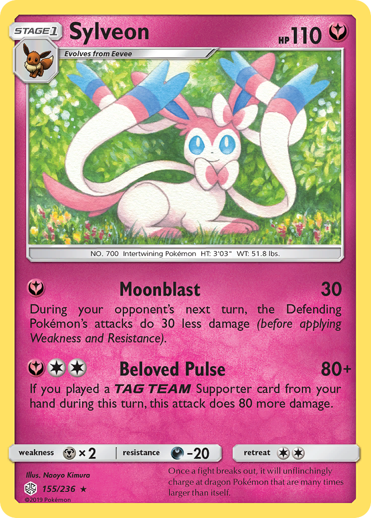 Sylveon (155/236) [Sun & Moon: Cosmic Eclipse] | Mega City Incorporated