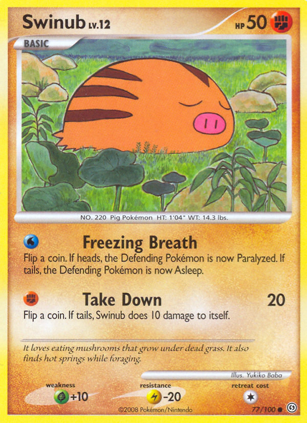 Swinub (77/100) [Diamond & Pearl: Stormfront] | Mega City Incorporated