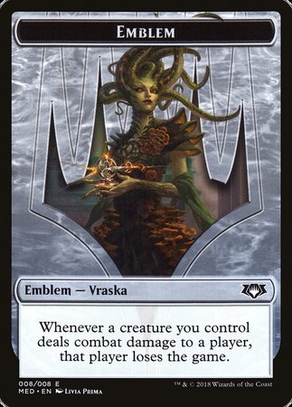 Emblem - Vraska, Golgari Queen [Mythic Edition Tokens] | Mega City Incorporated