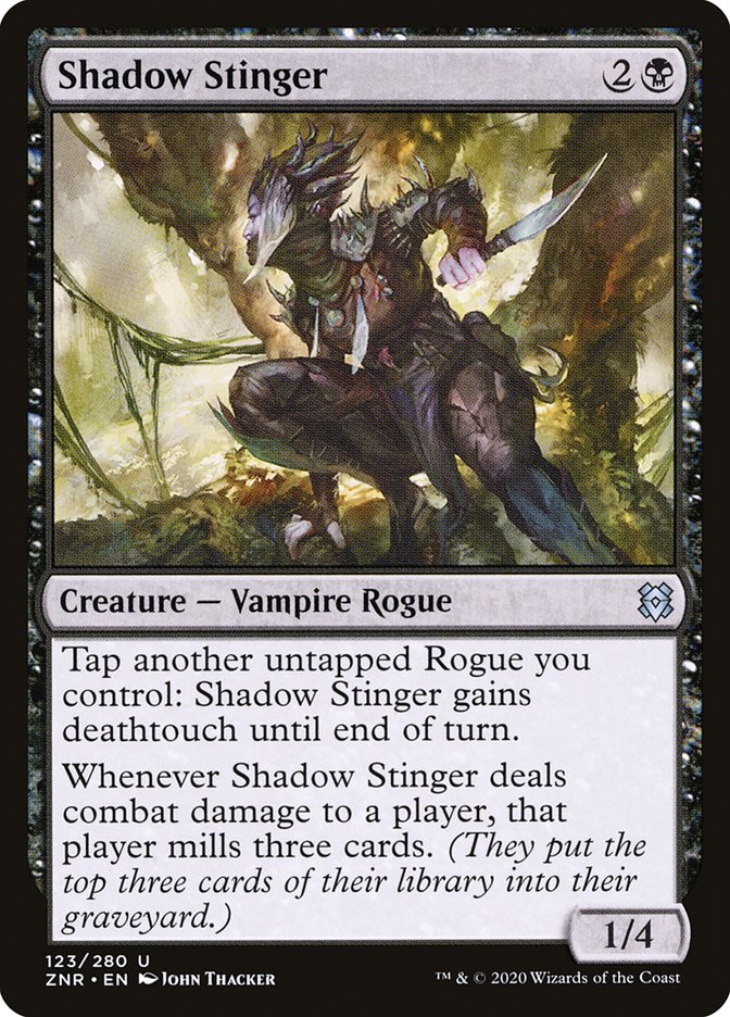 Shadow Stinger [Zendikar Rising] | Mega City Incorporated