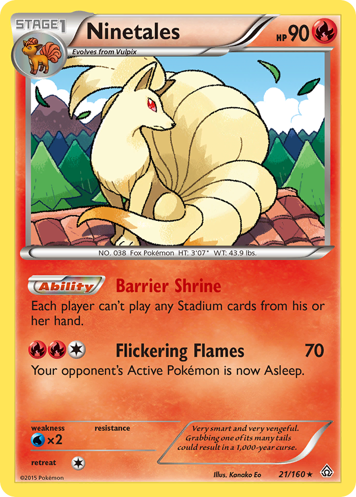 Ninetales (21/160) [XY: Primal Clash] | Mega City Incorporated