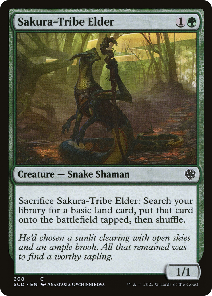Sakura-Tribe Elder [Starter Commander Decks] | Mega City Incorporated