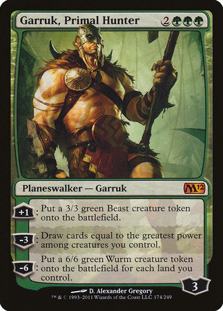 Garruk, Primal Hunter [Magic 2012] | Mega City Incorporated