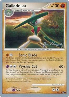 Gallade LV.55 (2/17) (Psychic Lock - Jason Klaczynski) [World Championships 2008] | Mega City Incorporated