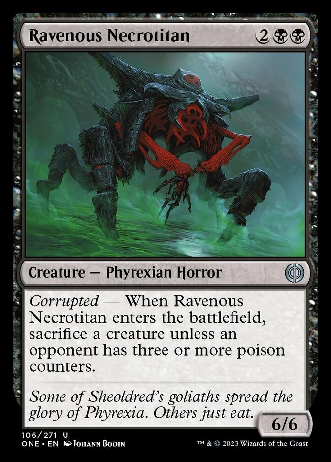 Ravenous Necrotitan [Phyrexia: All Will Be One] | Mega City Incorporated